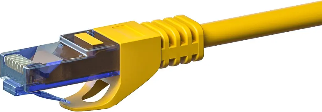 Danicom DC-U6A7-075 CAT6a Netwerkkabel 7,5m - Geel - afbeelding 2 van 3