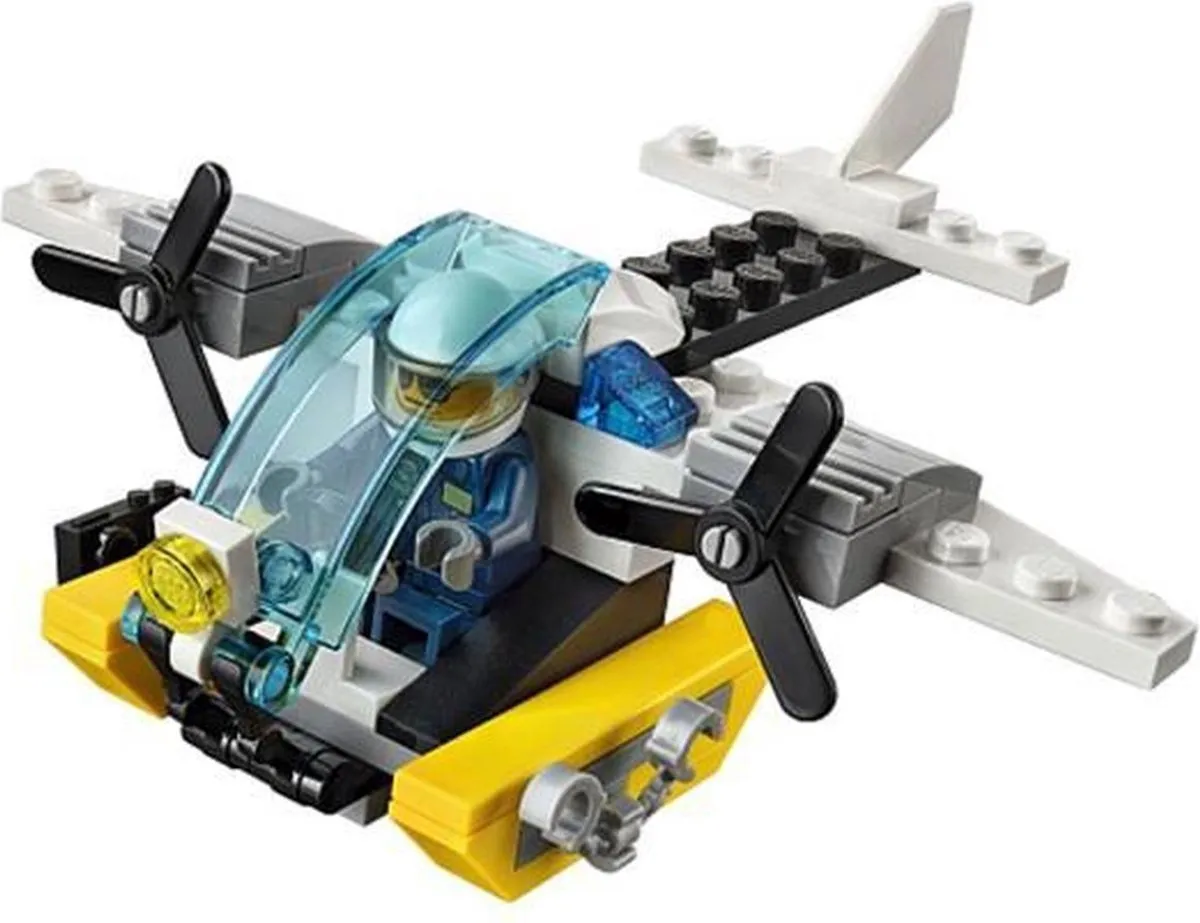 LEGO 30346 Gevangenis Eiland Helicopter - 46 Stukken - Geel