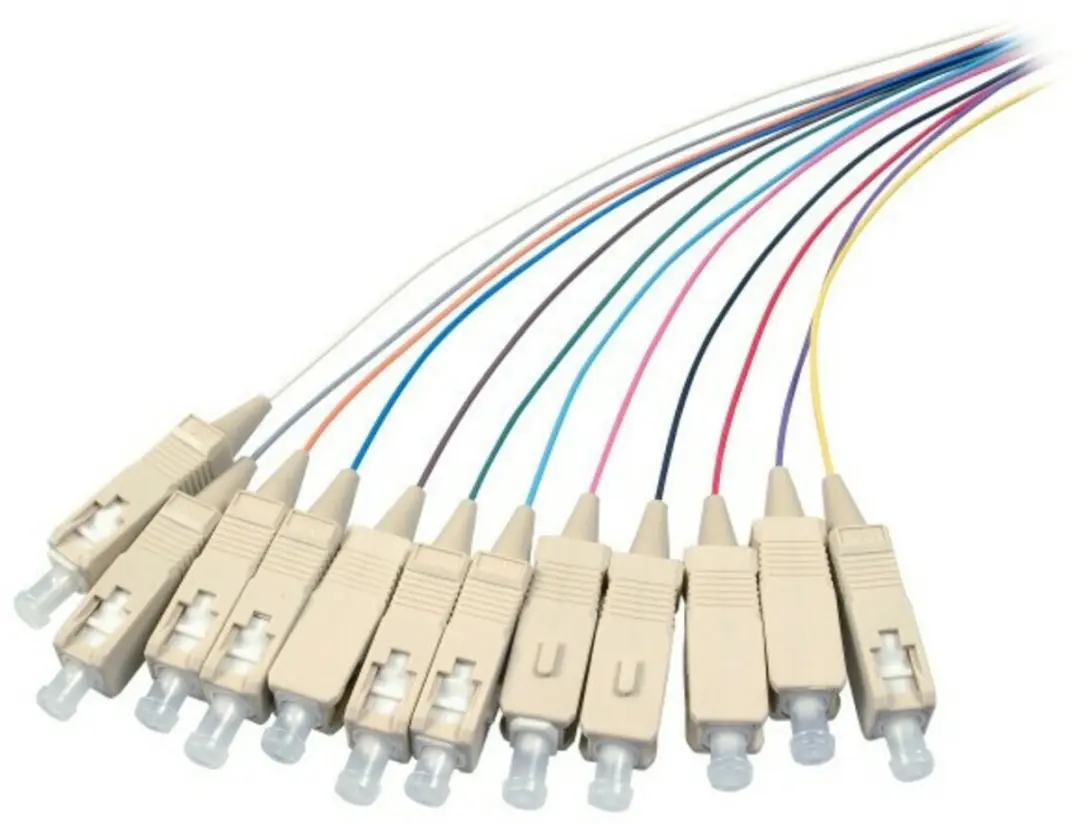 Danicom OM3 glasvezel pigtail gekleurde set SC