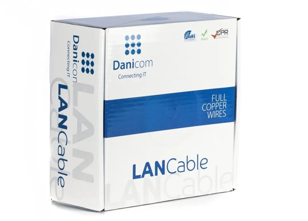 Danicom DC-UTP6A-100-FCA CAT6A Netwerkkabel 100m