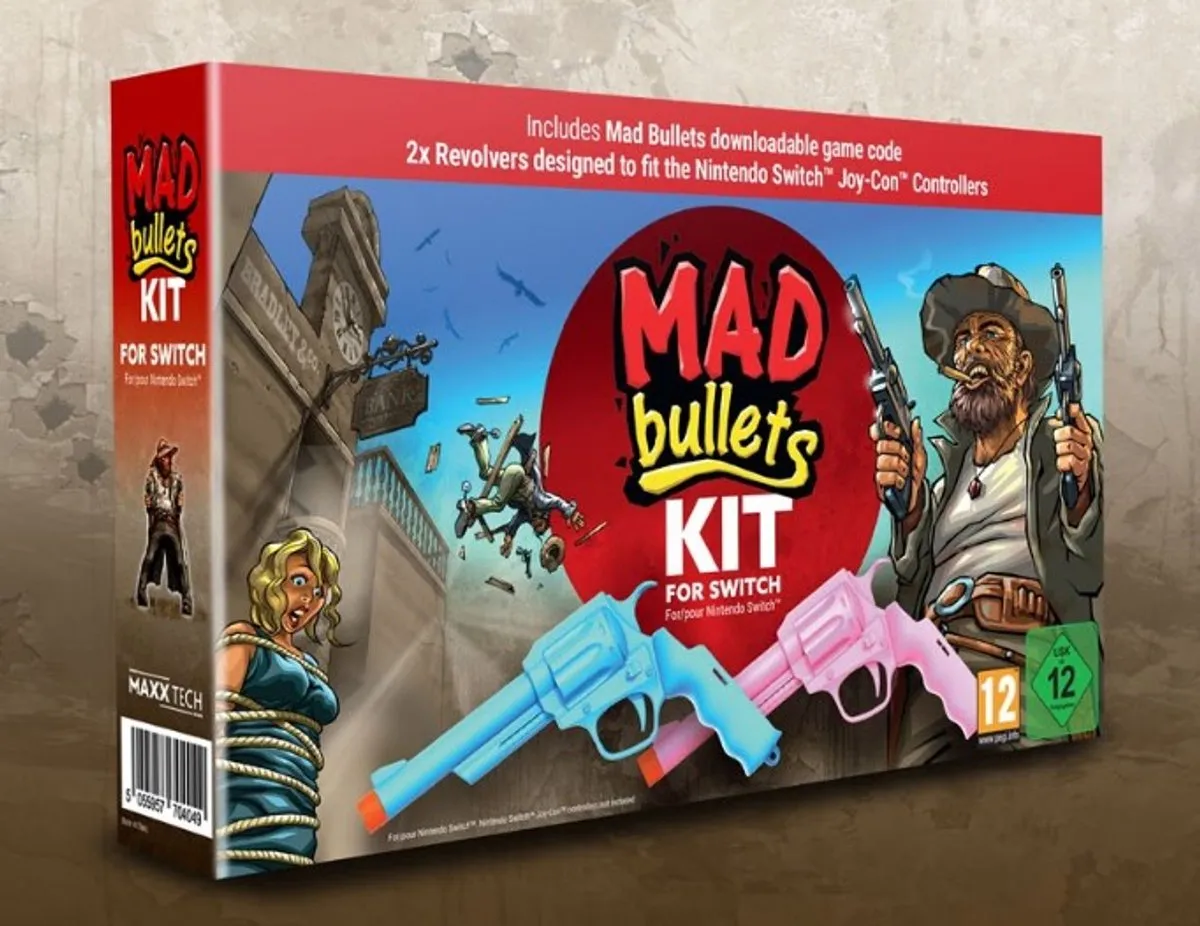 Nintendo Switch Mad Bullets Revolvers Kit
