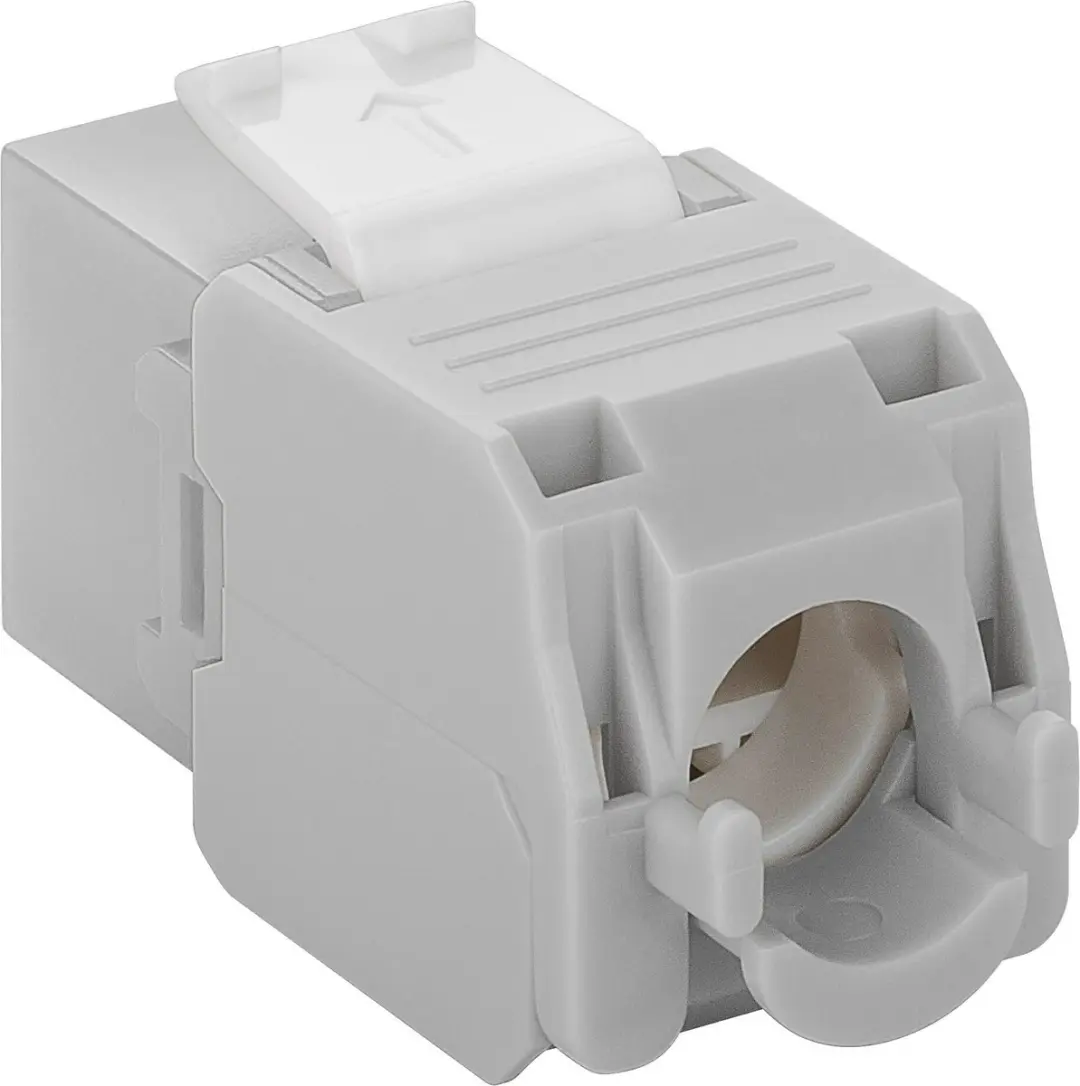 Danicom DS-KC-UTP6A-TL-2 CAT6a Keystone Module - Grijs - afbeelding 3 van 3