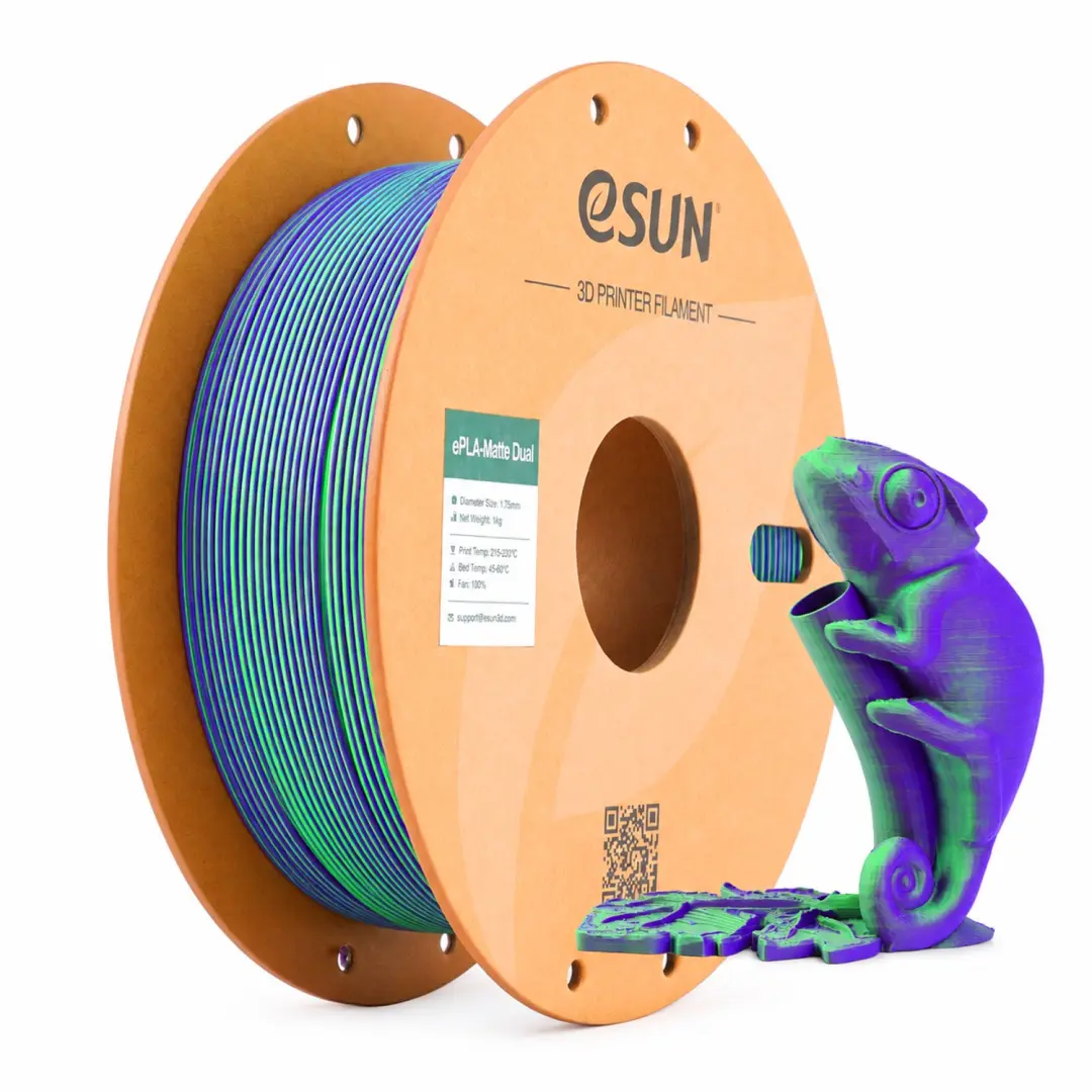 eSUN PLA Paars/Groen Matte Dual Filament