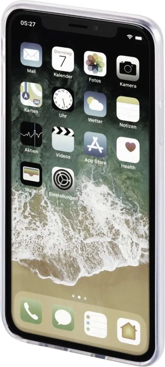 Hama Cover Crystal Clear iPhone X/Xs - 0.3mm - MPN 184264 - afbeelding 4 van 6