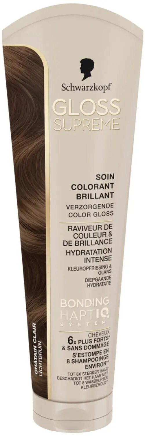 Schwarzkopf Gloss Supreme Lichtbruin Toner