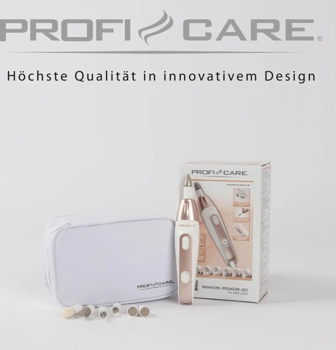 Clatronic ProfiCare MPS 3004 Elektrische Manicureset - Wit - afbeelding 2 van 6