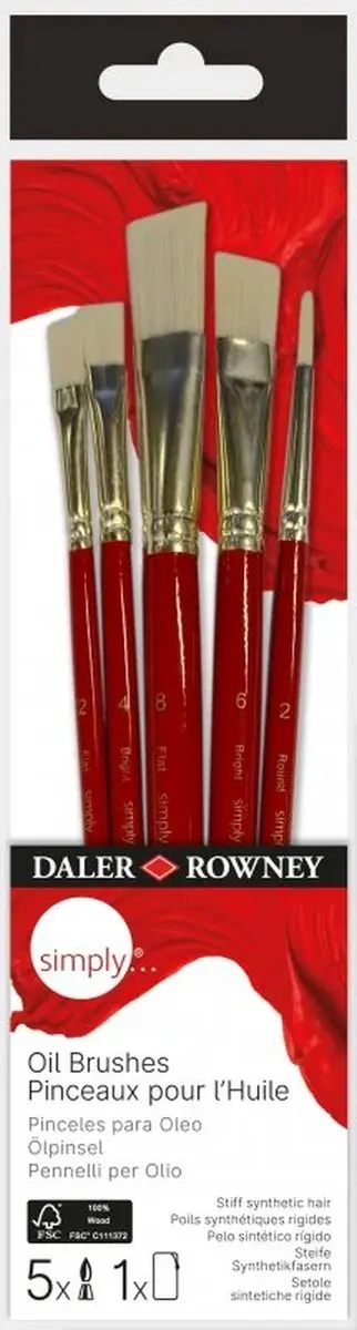 Daler Rowney Simply Olieverf Penselenset
