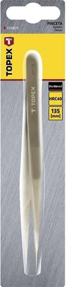 Topex Pincet 135mm recht - afbeelding 2 van 3
