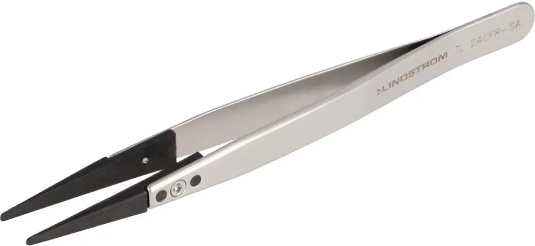Lindström TL 2ACFR-SA Pincet ESD Plat-rond 130mm