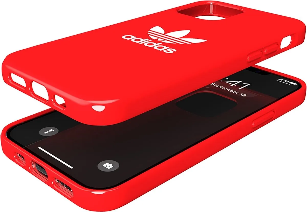 Adidas Snap Case Trefoil TPU hoesje iPhone 12 Pro Max - Rood