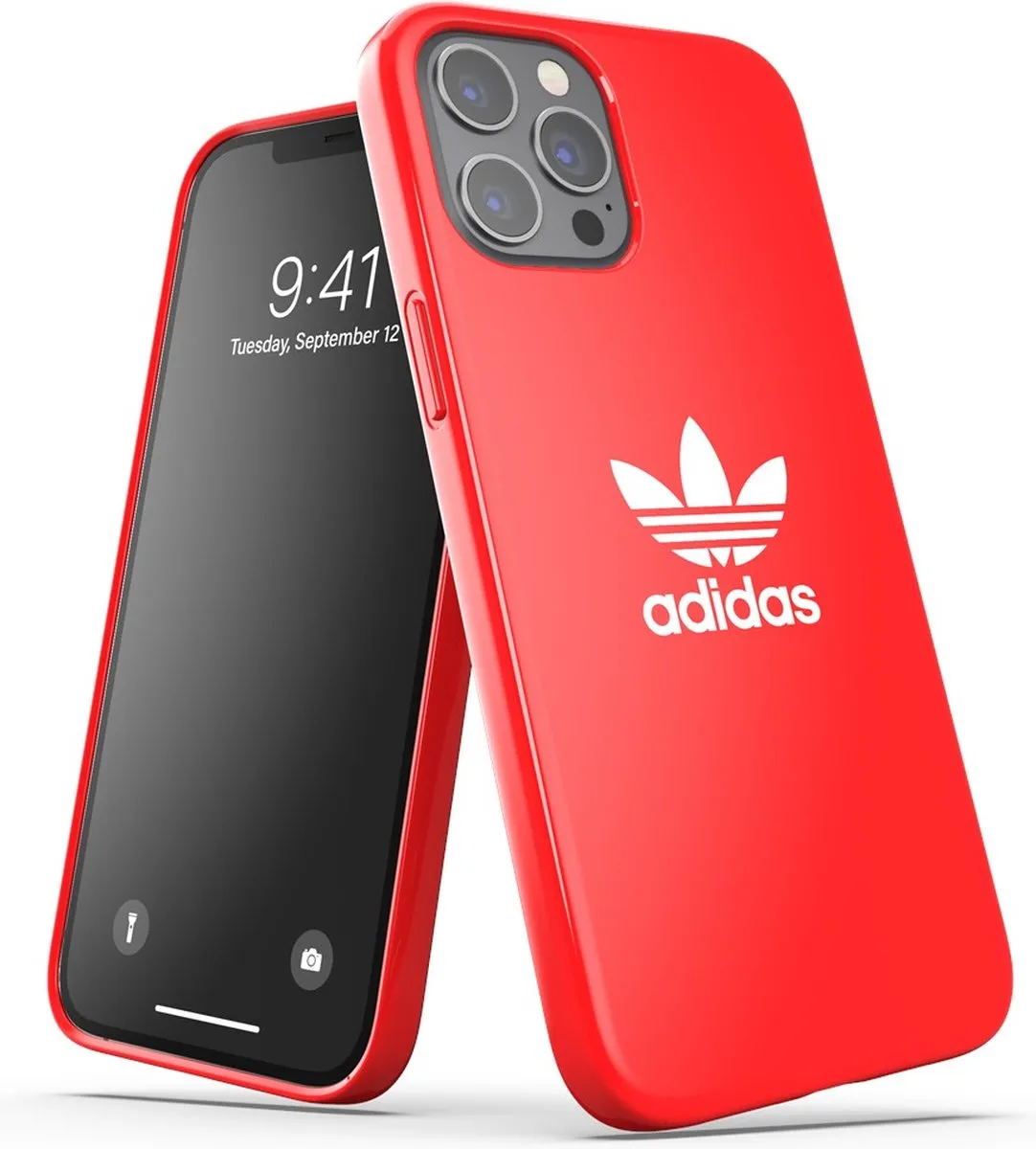 Adidas Snap Case Trefoil TPU hoesje iPhone 12 Pro Max - Rood