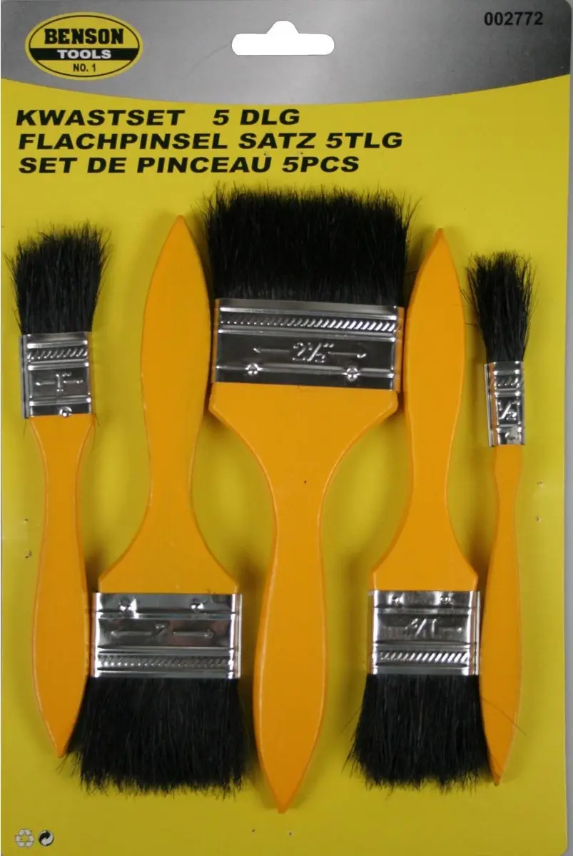 Benson Verfkwast set plat