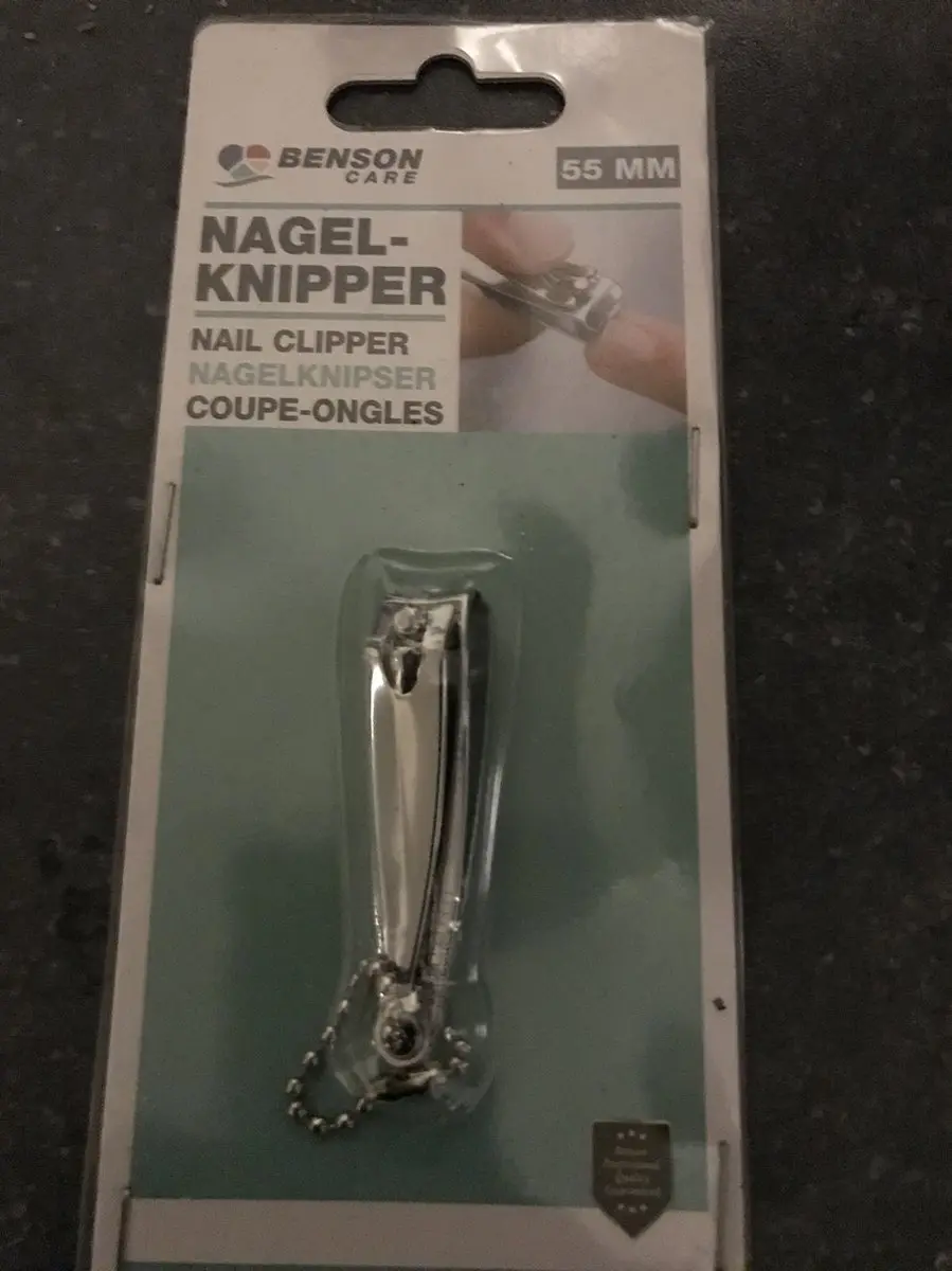 Benson Compacte nagelknipper met vijl en sleutelhanger