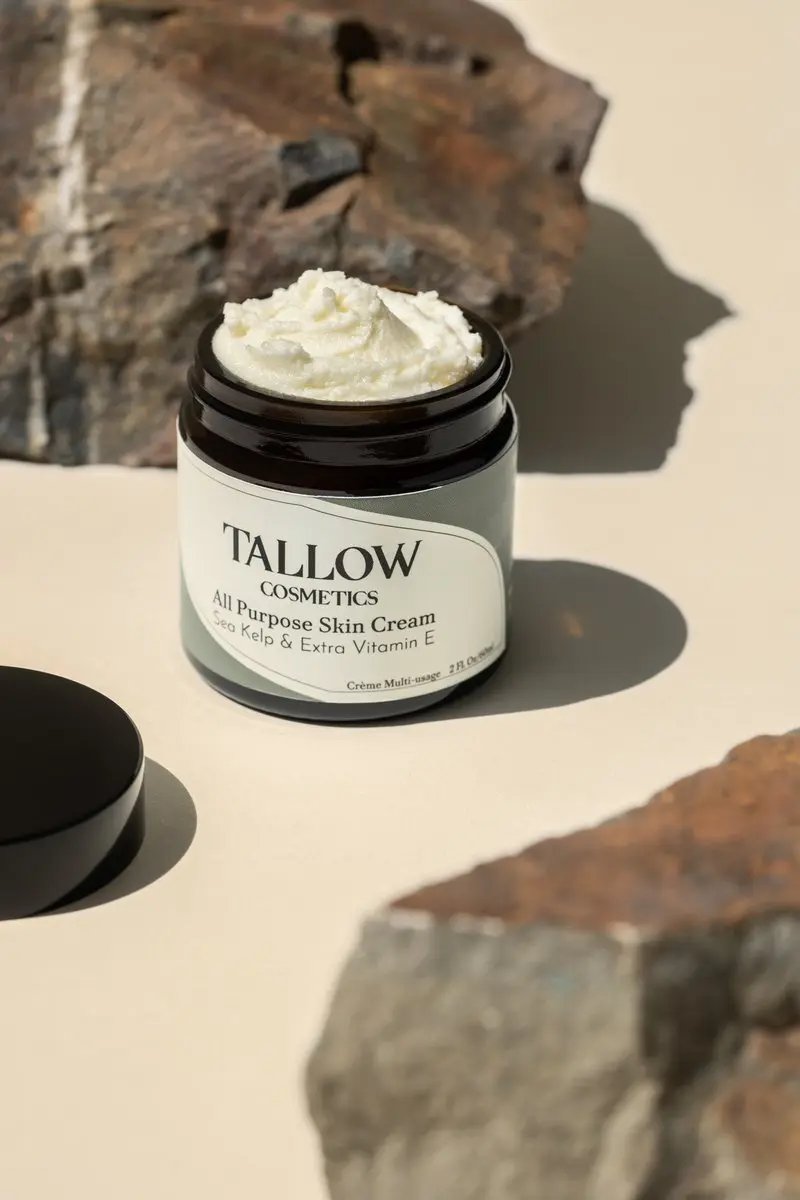 Tallow Cosmetics All Purpose Skin Cream Sea Kelp & Vitamin E - 60ml - afbeelding 2 van 4