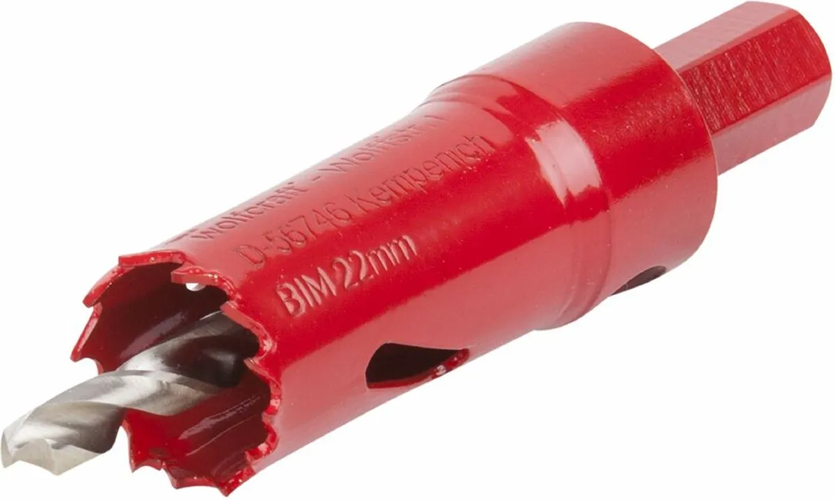 Wolfcraft BiM Gatenzaag 25mm 5464000 - HSS Centreerboor Ø6mm