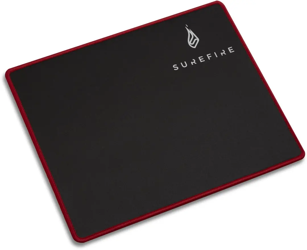 Surefire Silent Flight 320 Gaming Muismat - Zwart/Rood - afbeelding 3 van 6