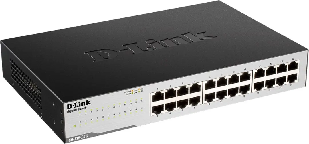 D-Link GO-SW-24G Netwerkswitch - 24 Poorten - Zwart - afbeelding 5 van 6