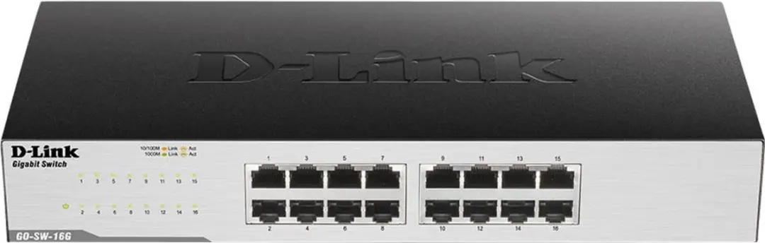 D-Link GO-SW-24G Netwerkswitch - 24 Poorten - Zwart - afbeelding 4 van 6