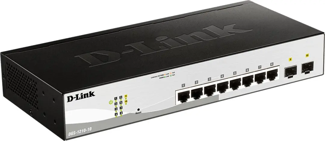 D-Link DGS-1210-10/E Smart Managed Switch - 10 Poorten - afbeelding 3 van 6