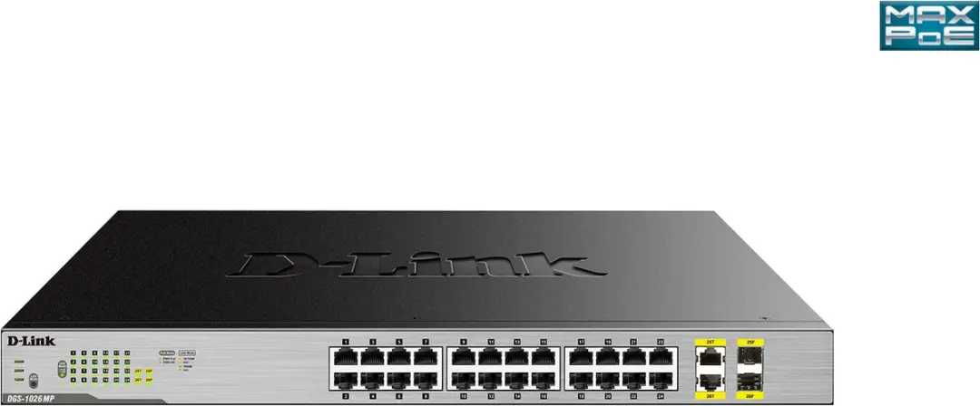 D-Link DGS-1026MP Netwerkswitch