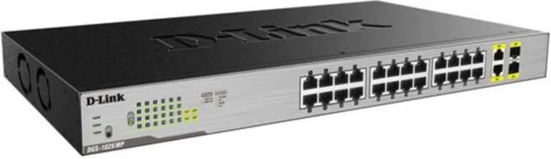 D-Link DGS-1026MP Netwerkswitch - 24 poorten PoE - afbeelding 2 van 6
