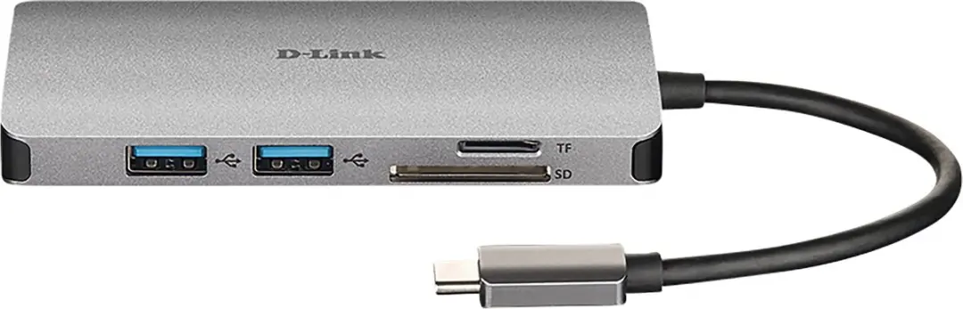 D-Link DUB-M810 USB-C Dockingstation - Zilver - afbeelding 6 van 6
