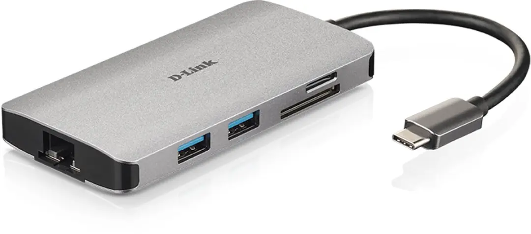 D-Link DUB-M810 USB-C Dockingstation - Zilver - afbeelding 5 van 6