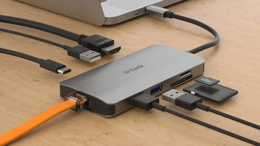 D-Link DUB-M810 USB-C Dockingstation - Zilver - afbeelding 4 van 6