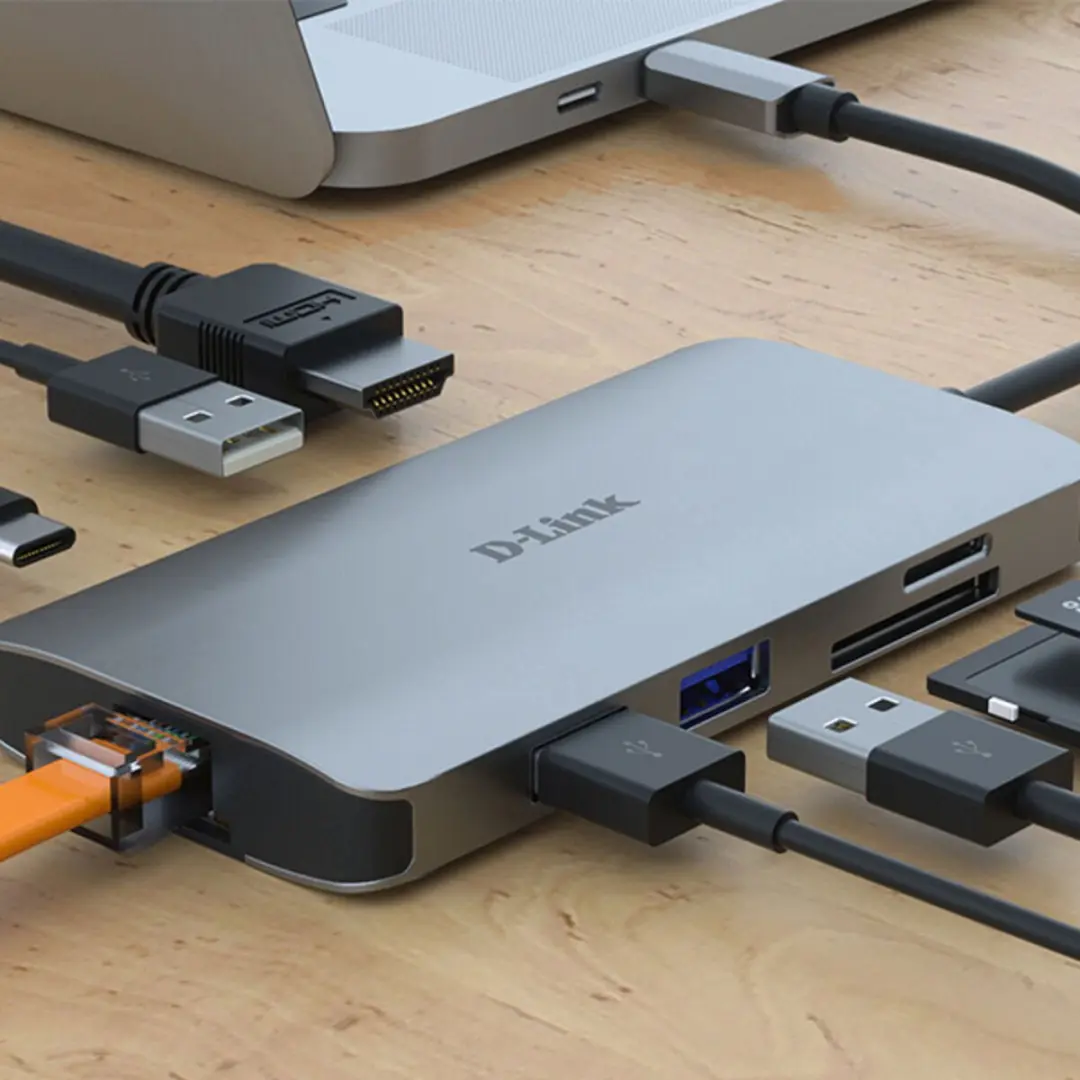 D-Link DUB-M810 USB-C Dockingstation - Zilver - afbeelding 2 van 6