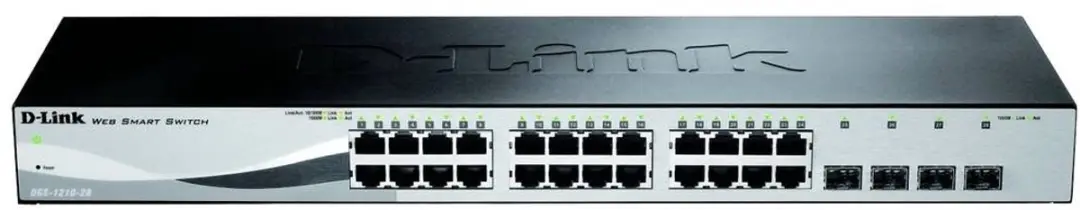 D-Link DGS-1210-28/E Netwerk Switch - 56 Gbps - Zwart - afbeelding 6 van 6