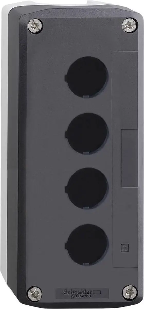 Schneider Electric XALD04 Lege Behuizing 4 Inbouwplaatsen - afbeelding 6 van 6