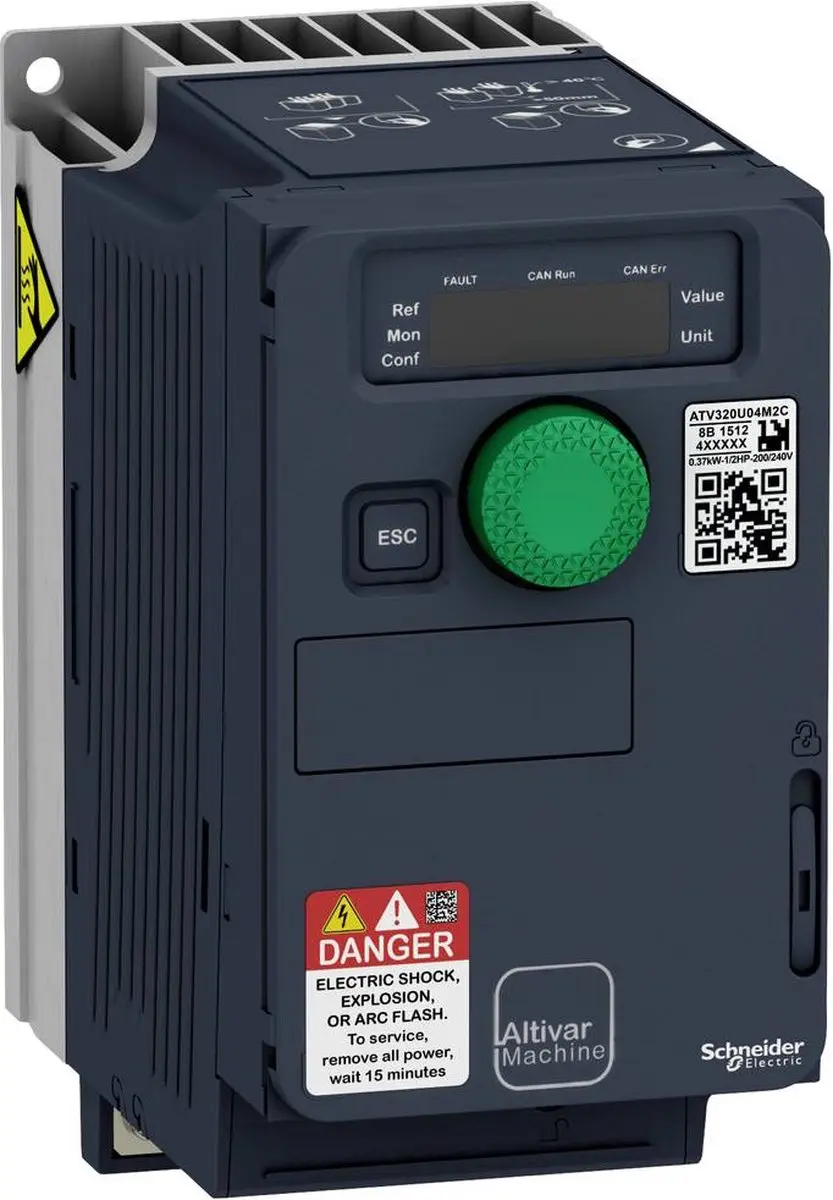 Schneider Electric ATV320U07M2C Frequentieregelaar - 0.75 kW 1-fasig - afbeelding 6 van 6