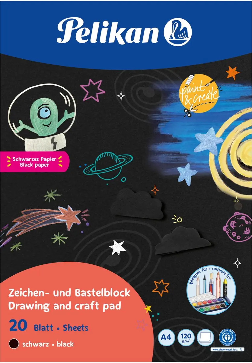 Pelikan 101578, Kunstpapier, 120 g/m², 20 vel