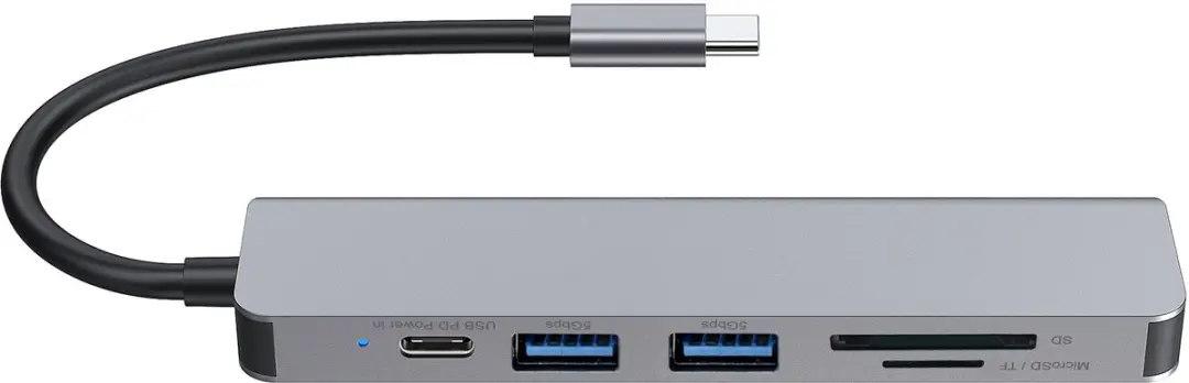 Conceptronic DONN02G USB-C Docking Station - Grijs - afbeelding 4 van 6