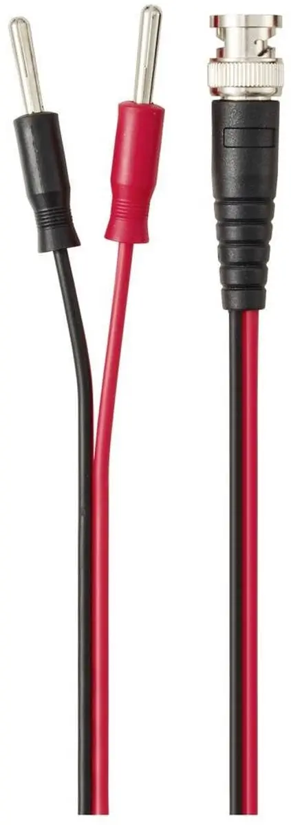 Voltcraft BNC-meetsnoer 0.80m - Zwart/Rood - afbeelding 4 van 6