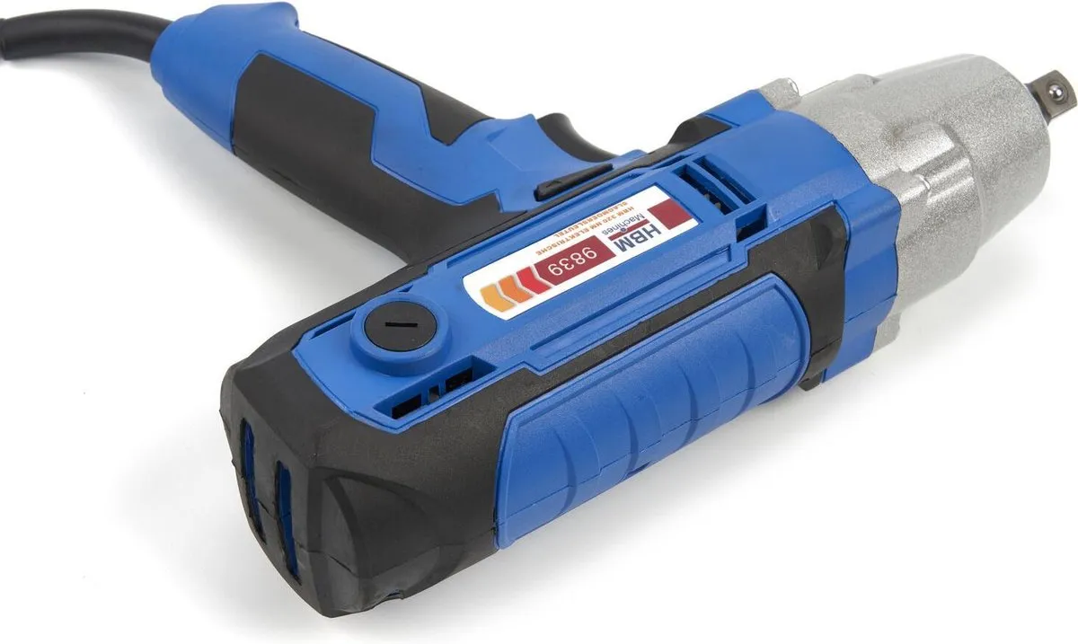 HBM Machines 9839 Elektrische Slagmoersleutel 320Nm