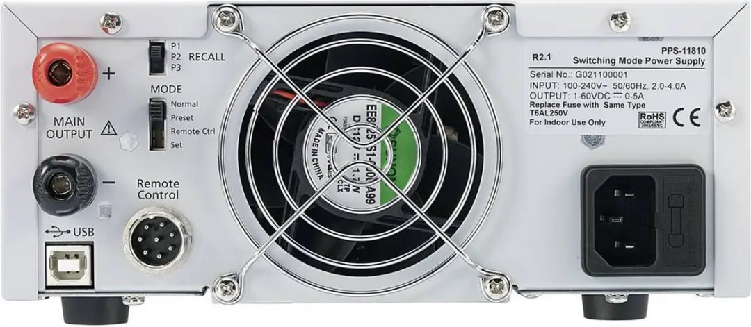 Voltcraft PPS-11603 Labvoeding - 160W - 2.5A - afbeelding 3 van 4