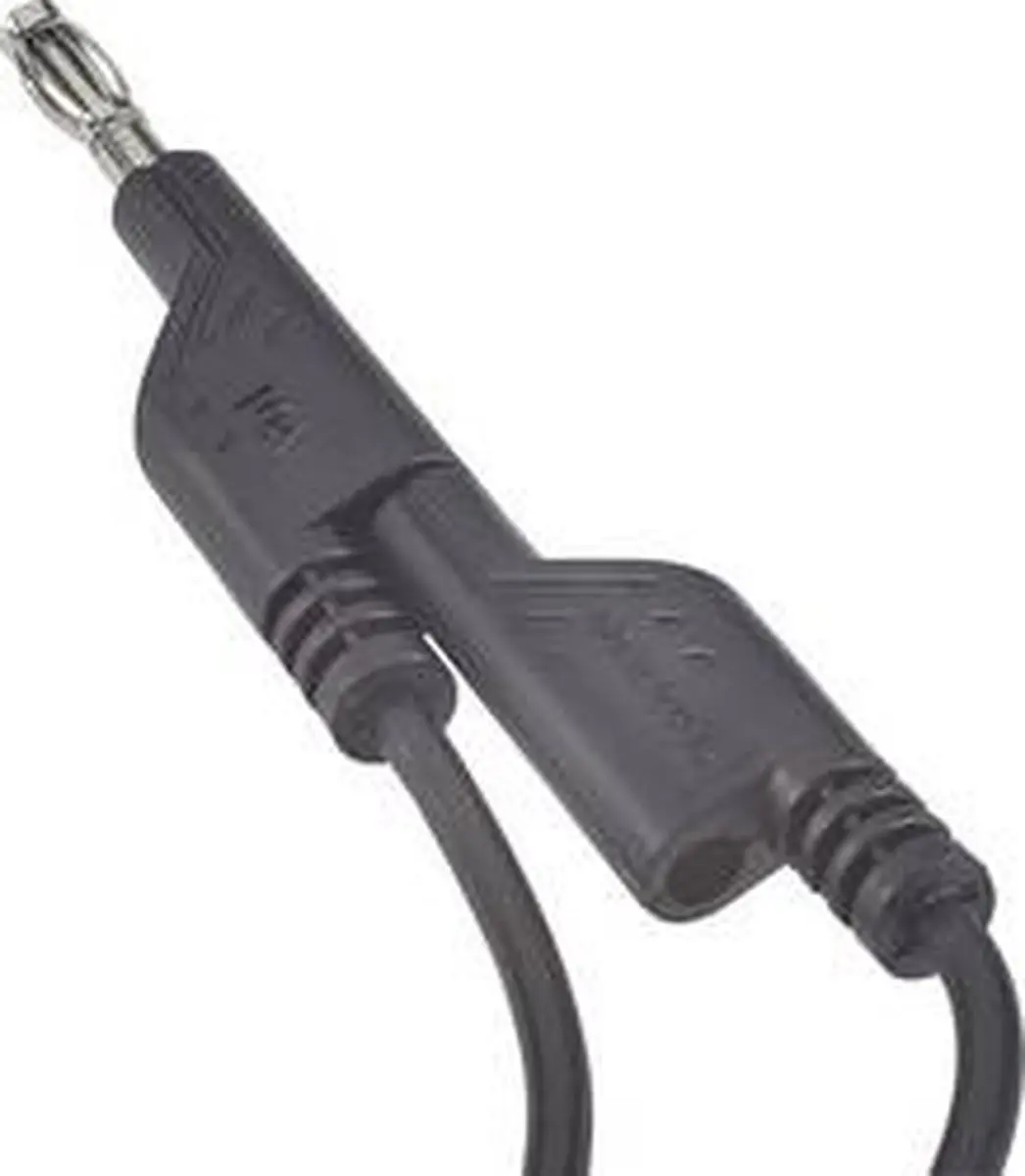 Voltcraft MS5/SW Meetsnoer Banaanstekker 4mm - 5m - Zwart - afbeelding 4 van 5