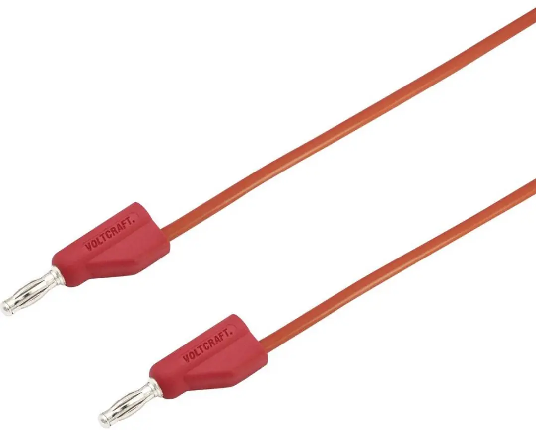 Voltcraft MSB-300-0.25-ROT Meetsnoer Banaanstekker