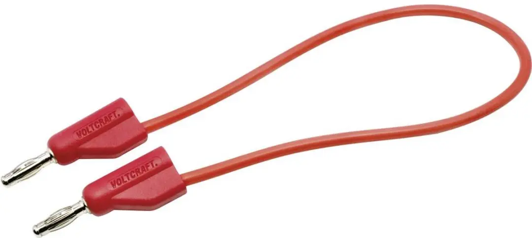 Voltcraft MSB-300-0.25-ROT Meetsnoer Banaanstekker - Rood - afbeelding 3 van 5