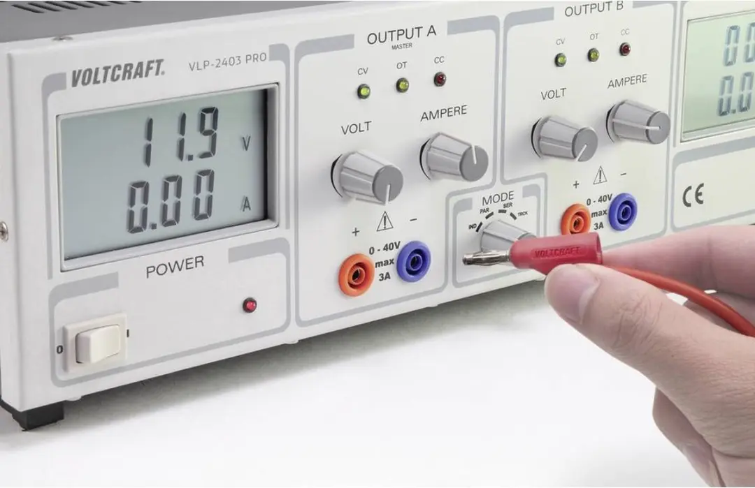 Voltcraft MSB-300-2-ROT Meetsnoer Banaanstekker - Rood - afbeelding 2 van 5