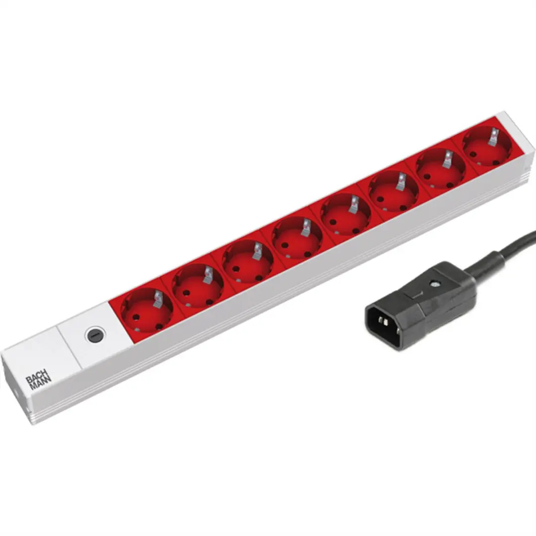 Bachmann 333.410 19 inch Stekkerdoos 1 HE