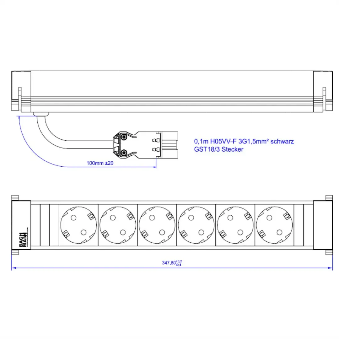 BACHMANN POWER FRAME 6xCEE7/3