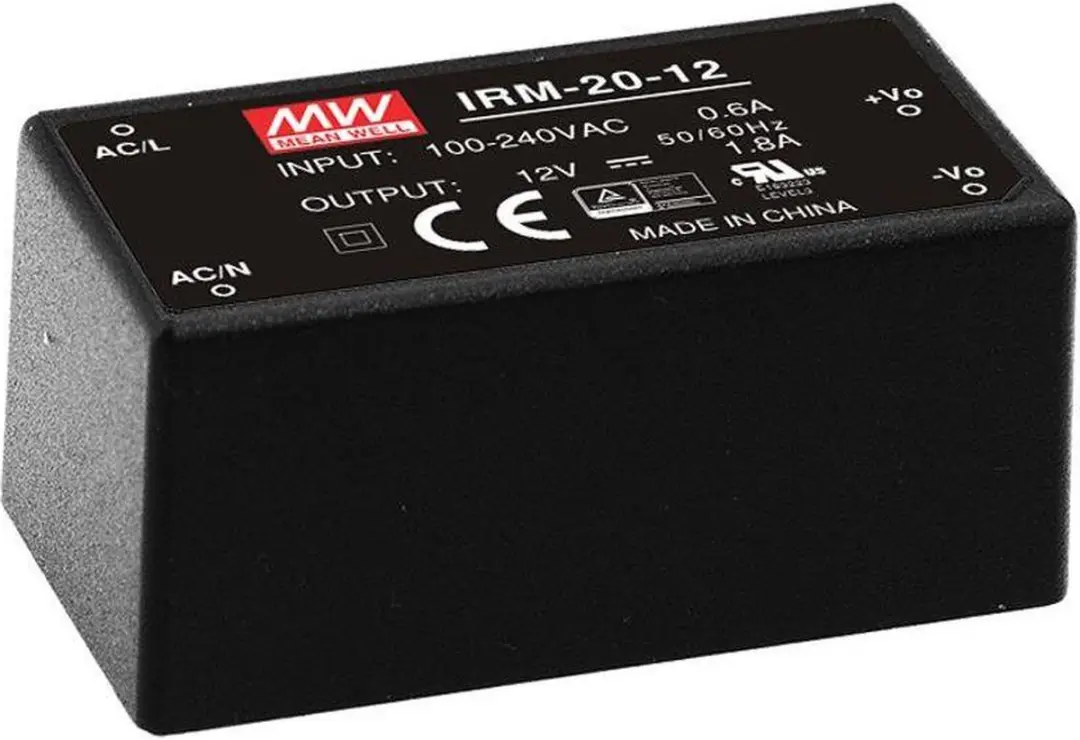 Mean Well IRM-20-24 AC/DC Printvoeding