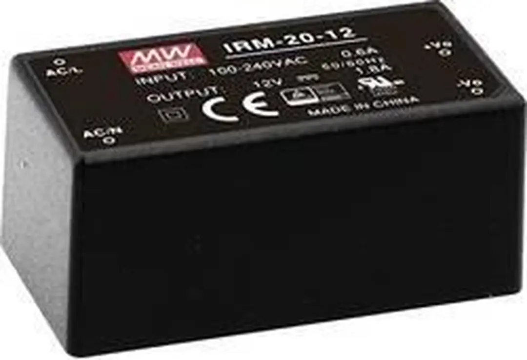 Mean Well IRM-20-24 AC/DC Printvoeding - 24V 0.9A - afbeelding 4 van 5
