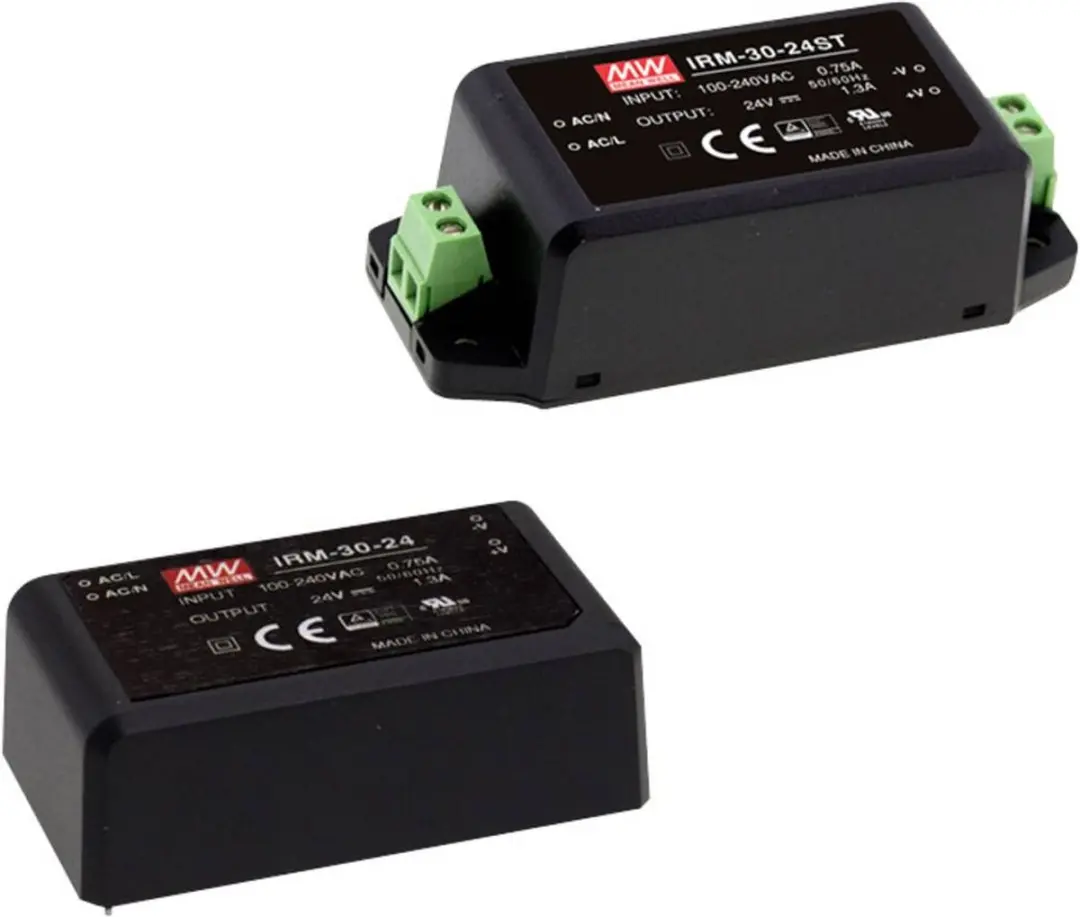 Mean Well IRM-30-24 AC/DC Printvoeding - 24V 31.2W - afbeelding 4 van 5