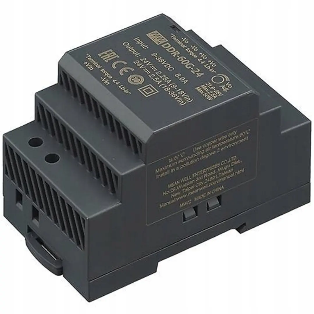Mean Well DDR-60G-24 DIN-rail DC/DC-converter