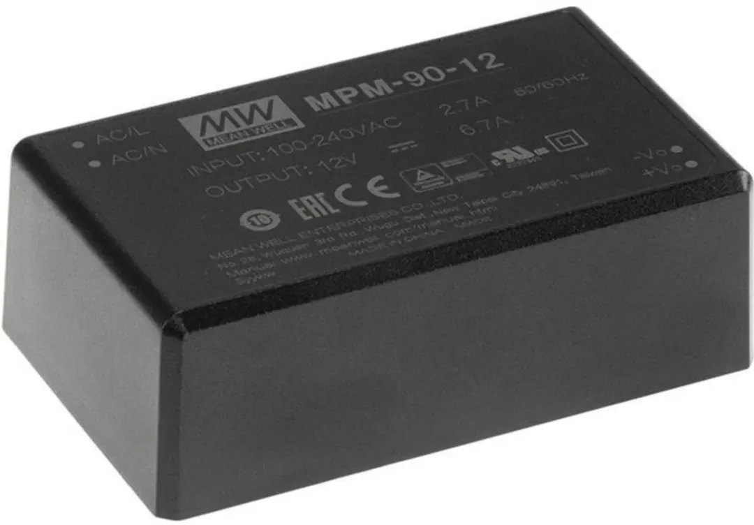 Mean Well MPM-90-24 AC/DC Printnetvoeding
