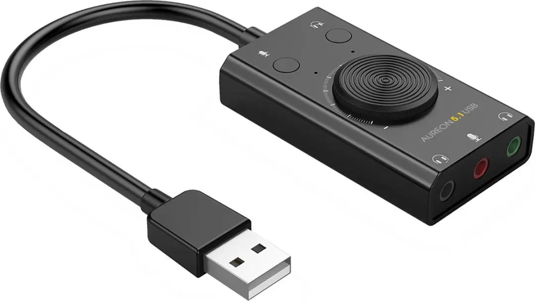 Terratec Aureon 5.1 USB Geluidskaart - Zwart - afbeelding 5 van 5