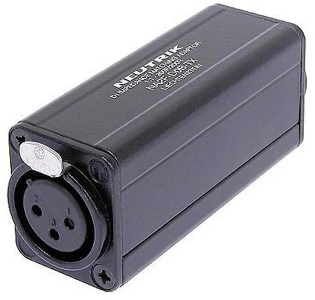 Neutrik NA2F-D0B-TX XLR-adapter XLR-bus naar Cinch